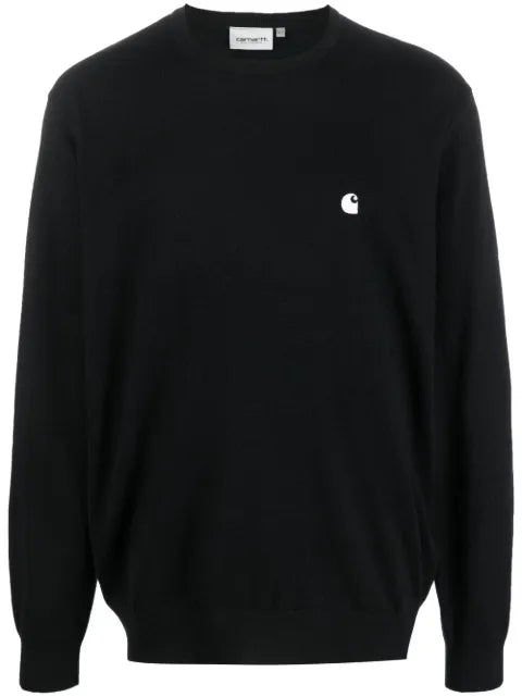 Carhartt WIP logo-embroidered crew neck jumper