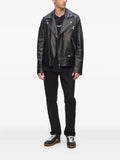 Karl Lagerfeld Essential leather jacket