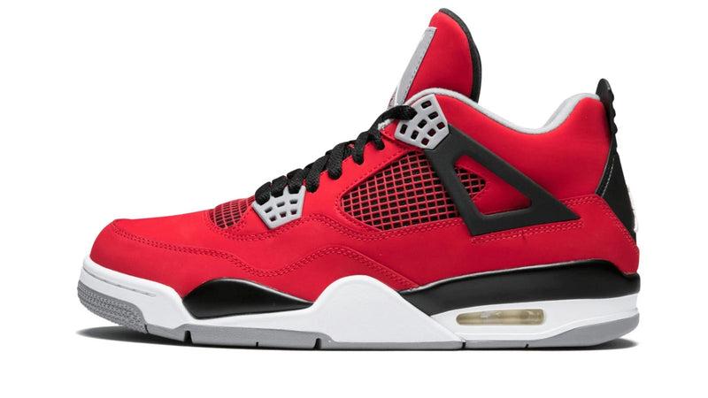 Air Jordan 4 Retro 'Toro Bravo' – All-Red Fire AJ4 with Premium Suede & Varsity Red Throughout