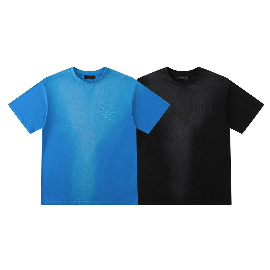 Amiri Club Letter Graphic Crew Neck T-Shirt Unisex