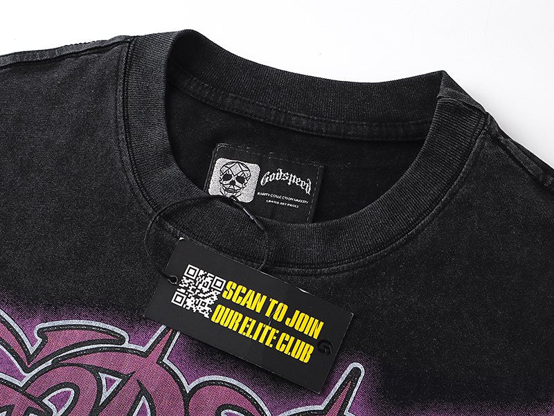 Godspeed Astronaut Skull Graphic T-Shirt