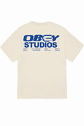 OBEY DESIGN STUDIO T-SHIRT Cream